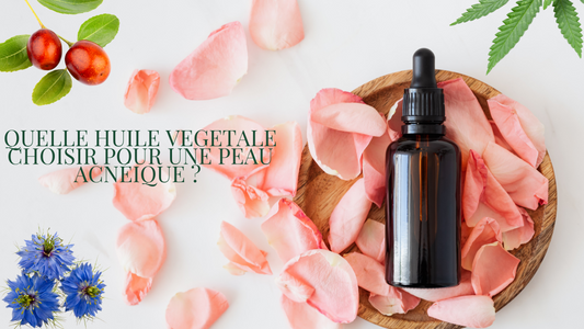 🌿 Notre trio d’huiles végétales pour apaiser les peaux acnéiques