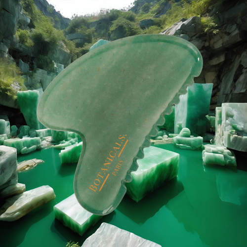 Guasha à dents en Jade